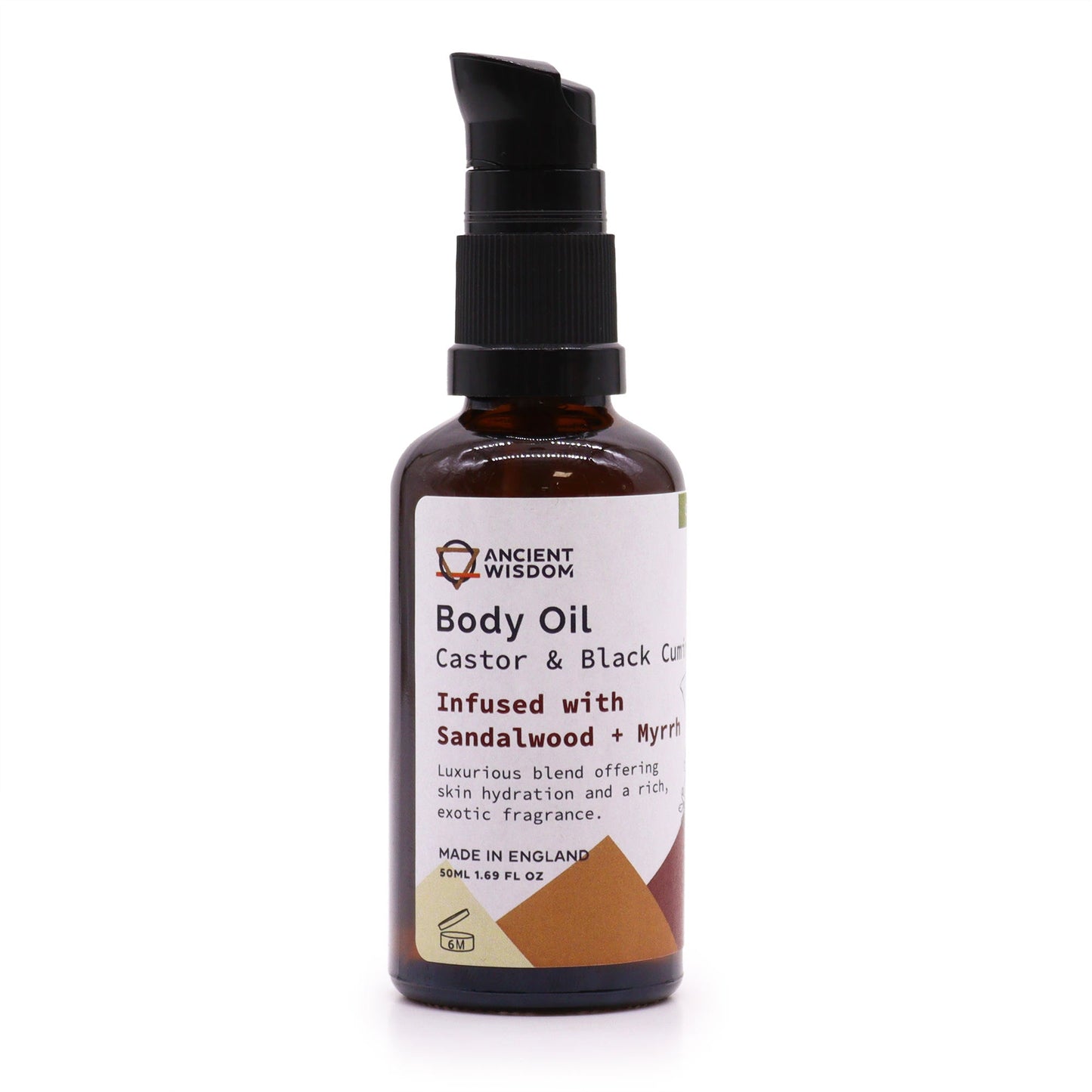 Organic Body Oil 50ml - Sandalwood & Myrrh - fyfy7