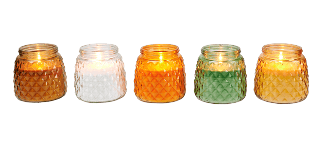 CITRONELLA Beehive candle, orange - fyfy7