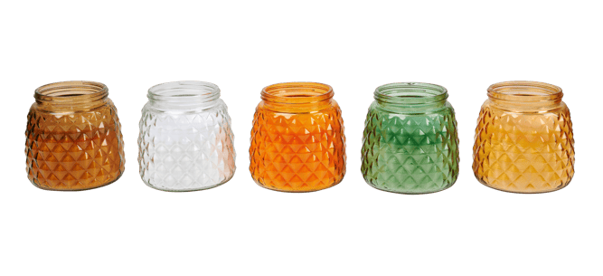 CITRONELLA Beehive candle, orange - fyfy7