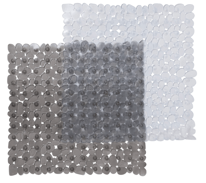 GREY STONE SHOWER MAT - fyfy7