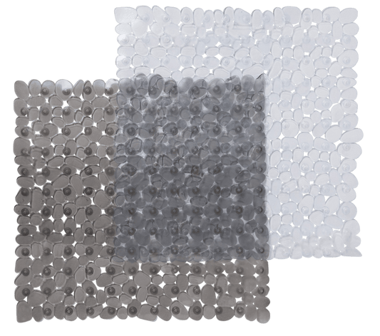 GREY STONE SHOWER MAT - fyfy7