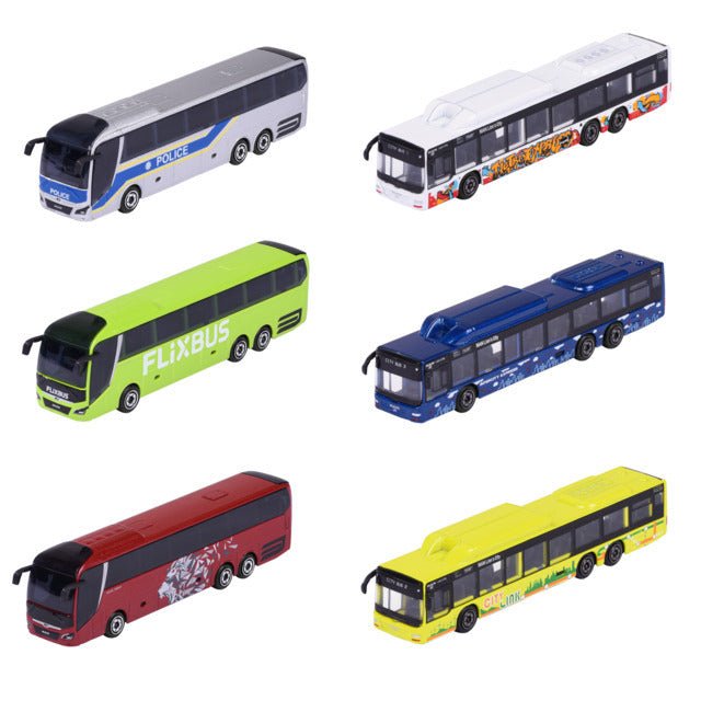 Majorette MAN City Bus cm.13 - 6 asst. - fyfy7