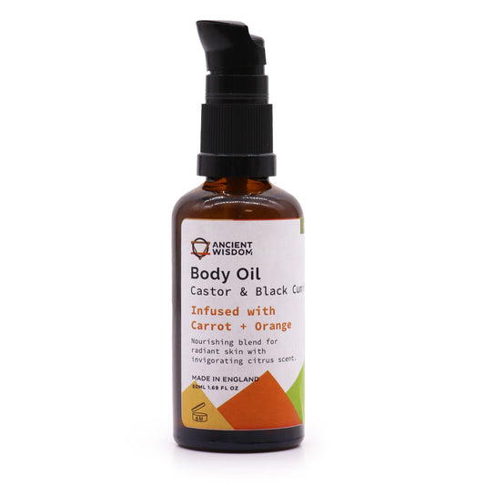 Organic Body Oil 50ml - Carrot & Orange - fyfy7