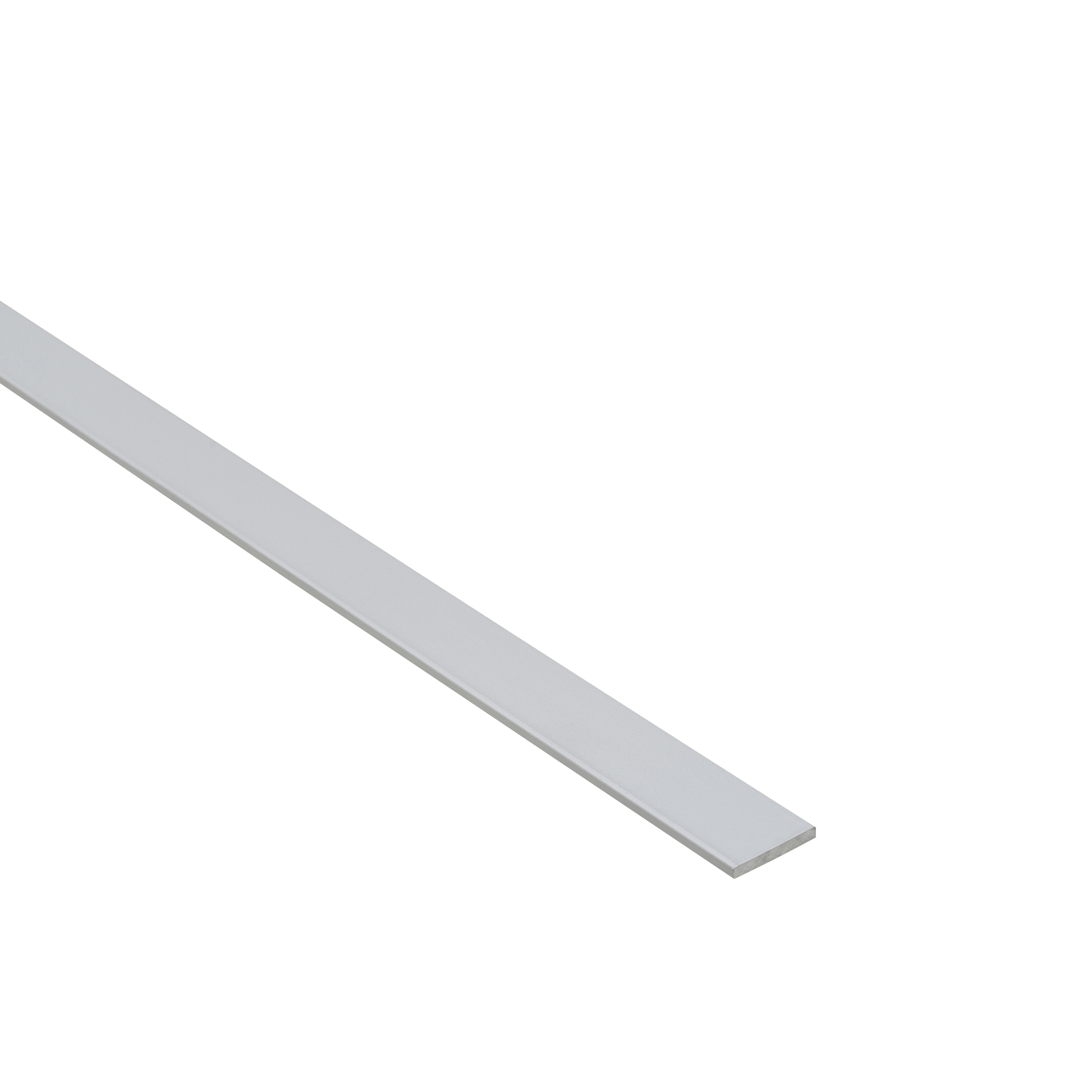 POFILO PIATTO IN ALLUMINIO ANODIZZATO 20X2MM 2,5M OPACO - fyfy7