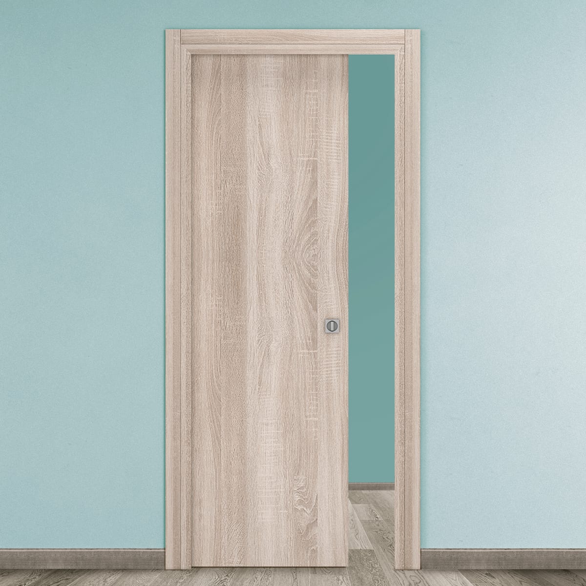 PORTA BRUSH SCORREVOLE 90X210 COGNAC - fyfy7