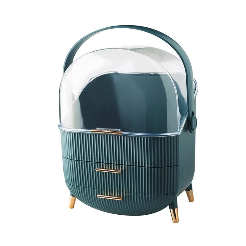 WBBOOMING Makeup Organizer Waterproof Dustproof Cosmetics Box Drawer Bathroom Desktop Skin Care Storage Box Fashion Big Capacity - fyfy7